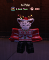 A player with the new A Hard Place color being displayed.