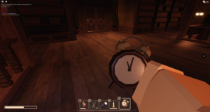 A player holding alarm clock.png