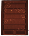 Almost Empty Bookshelf.