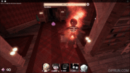 Ambush's jumpscare in the Tower Heroes x Doors event.