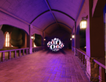 Eyes spawning in the courtyard.