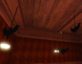 The bat decorations players will see throughout The Lobby and The Hotel with the Trick or Treat Modifier activated.