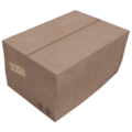 Cardboard Box. (Wide)