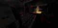 Inside Cave Minecart Rail.