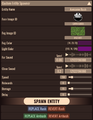 Custom Entity Spawner section.