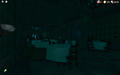Some dining tables located in The Dining Hall.