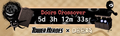 The timer for when the crossover will happen.