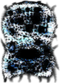 Dread's appearance during the crucifixion process.