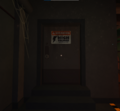 The The Electrical Room's Battery Input door.