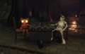 Bob and El Goblino in Jeff's Shop.