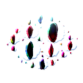 A transparent photo of Eyes' without its particles.