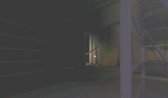 A rare instance of Figure's hand getting stuck in the wall.
