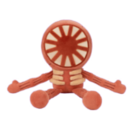 The Figure 's Makeship plush from the side.