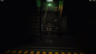The Figure's cutscene after entering the Electrical Room.