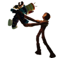 The Figure killing a player.