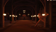 The Figure greeting the player during The Library cutscene.