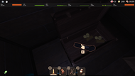 A flashlight found in a chest.