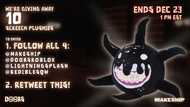 The Screech plush giveaway image.