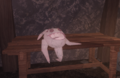 A Giggle on a table after it's jumpscare.