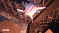 Giggle's Plush attacking the player.