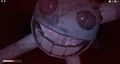 A Giggle attacking without its upper teeth loaded.