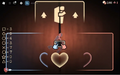 The heartbeat minigame as seen on mobile.