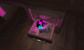 A player finding a Glitch Fragment in a drawer in The Backdoor