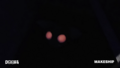 Gloombat's Plush in real life in the Dark.