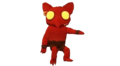 A transparent image of El Goblino sitting.
