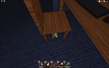 Ditto, under a chair in The Rooms.