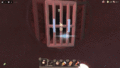A Grate Doors being kicked and destroyed.