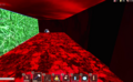 The end of the hedge maze.
