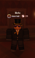 A player with the old color of the Hotel Hell acheivement being displayed.