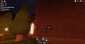 Seek's eyes on the wall of the Courtyard.