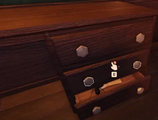 Timothy, about to jumpscare a player while looting.